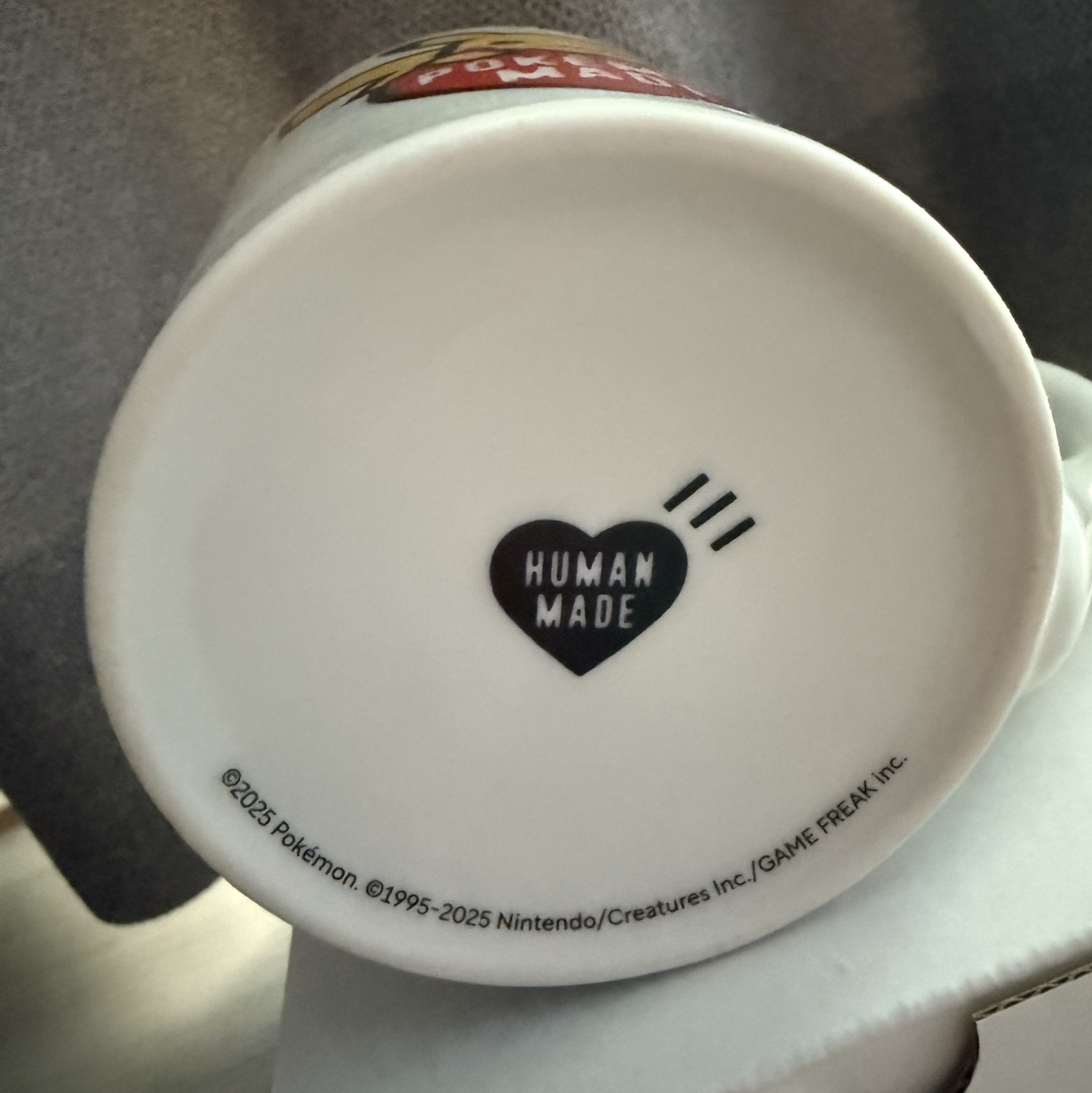 Human Made x Pokemon Made Coffee Mug White 착용 스타일 - 3