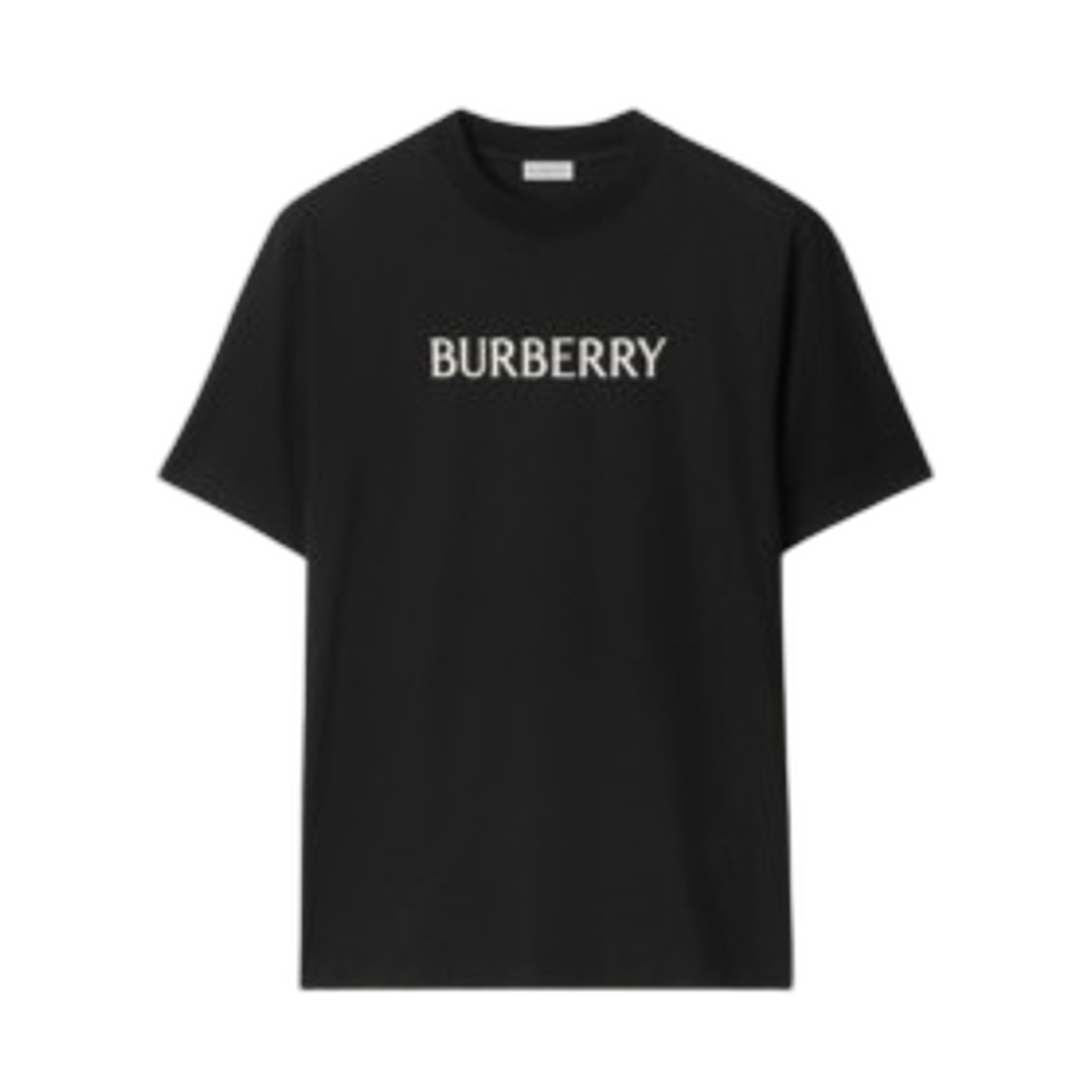 8122387 Burberry Logo Cotton T-shirt Black