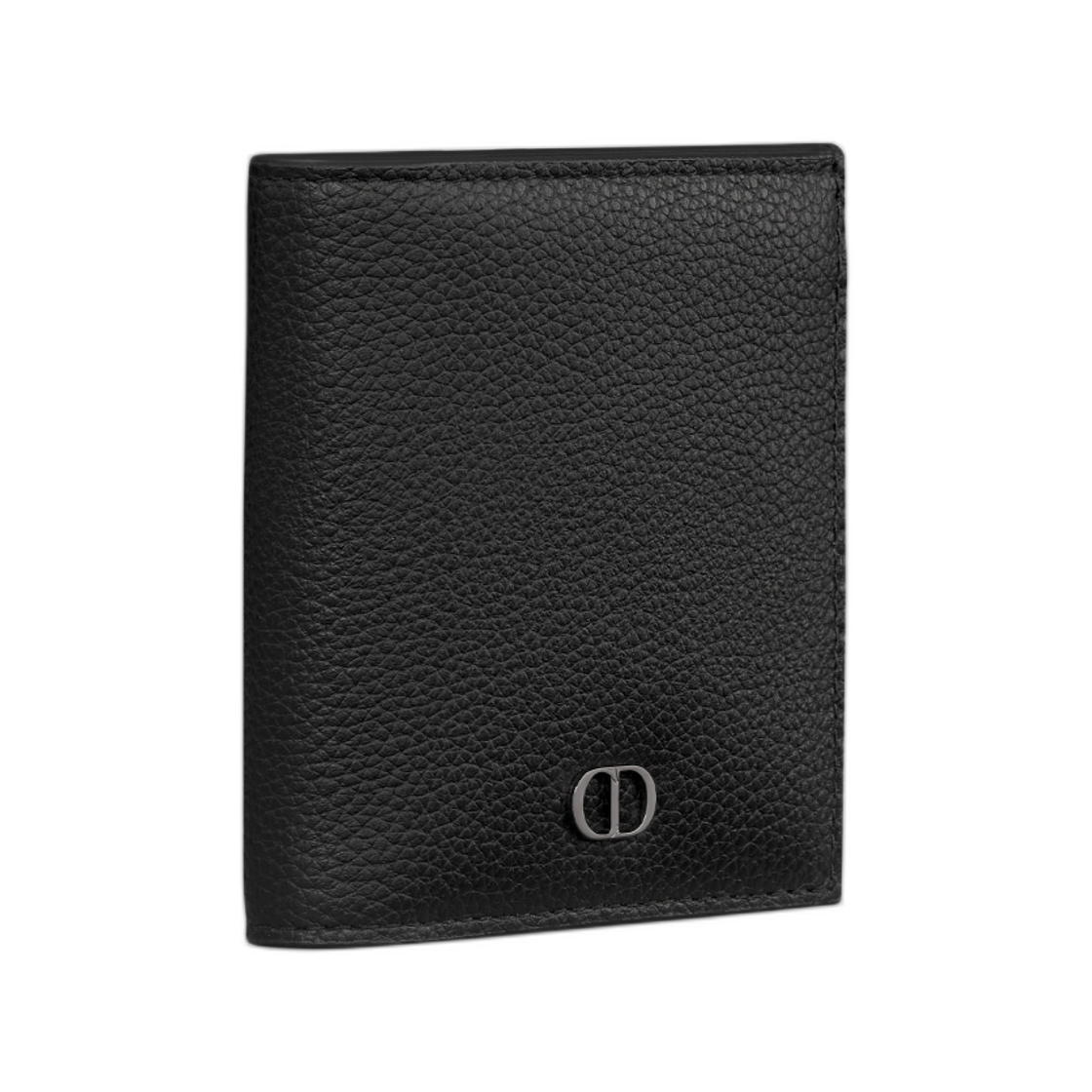 디올 CD 아이콘 반지갑 그레인드 카프스킨 블랙(Dior Cd Icon Wallet Grained Calfskin Black) - 2