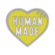 Human Made Heart Pin Yellow