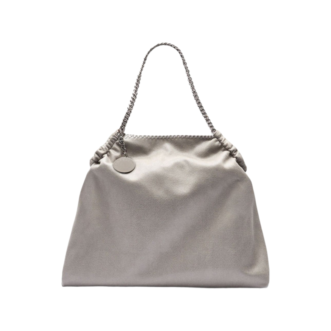 7B0141W91321220 Stella McCartney Falabella Drawstring Tote Bag Grey