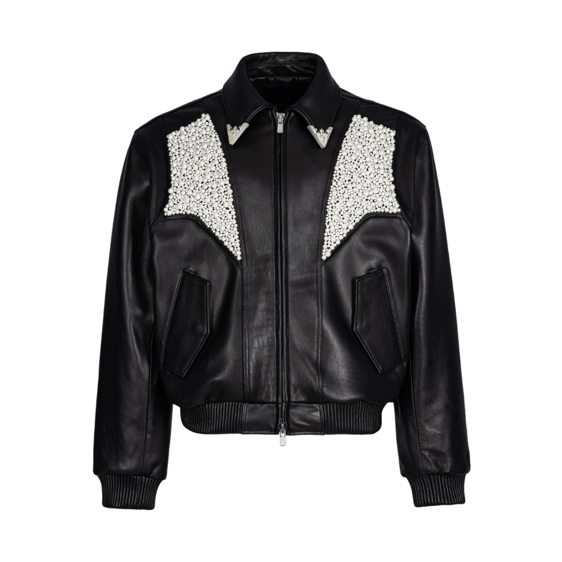 25FWUVRSBMW Undermycar 25FW River of Stars Lambskin Blouson Milky Way