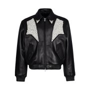 Undermycar 25FW River of Stars Lambskin Blouson Milky Way