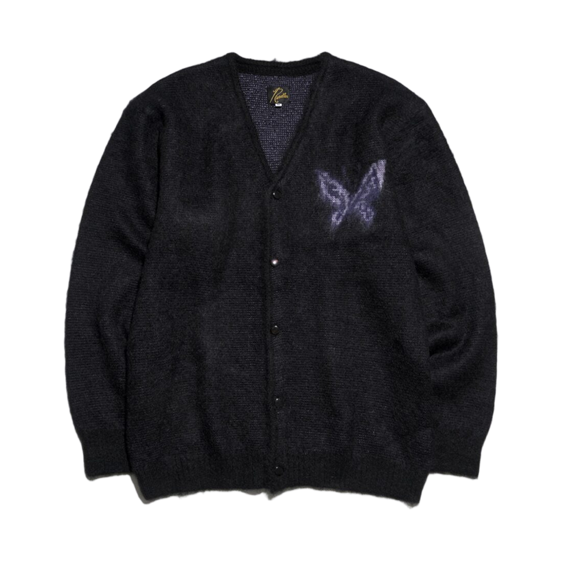 RW1599 Needles x Studious Mohair Papillon 1 Cardigan Black