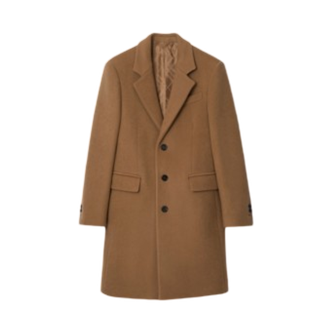 버버리 울 테일러드 코트 펀 베이지(Burberry Wool Tailored Coat Fawn Beige) - 1
