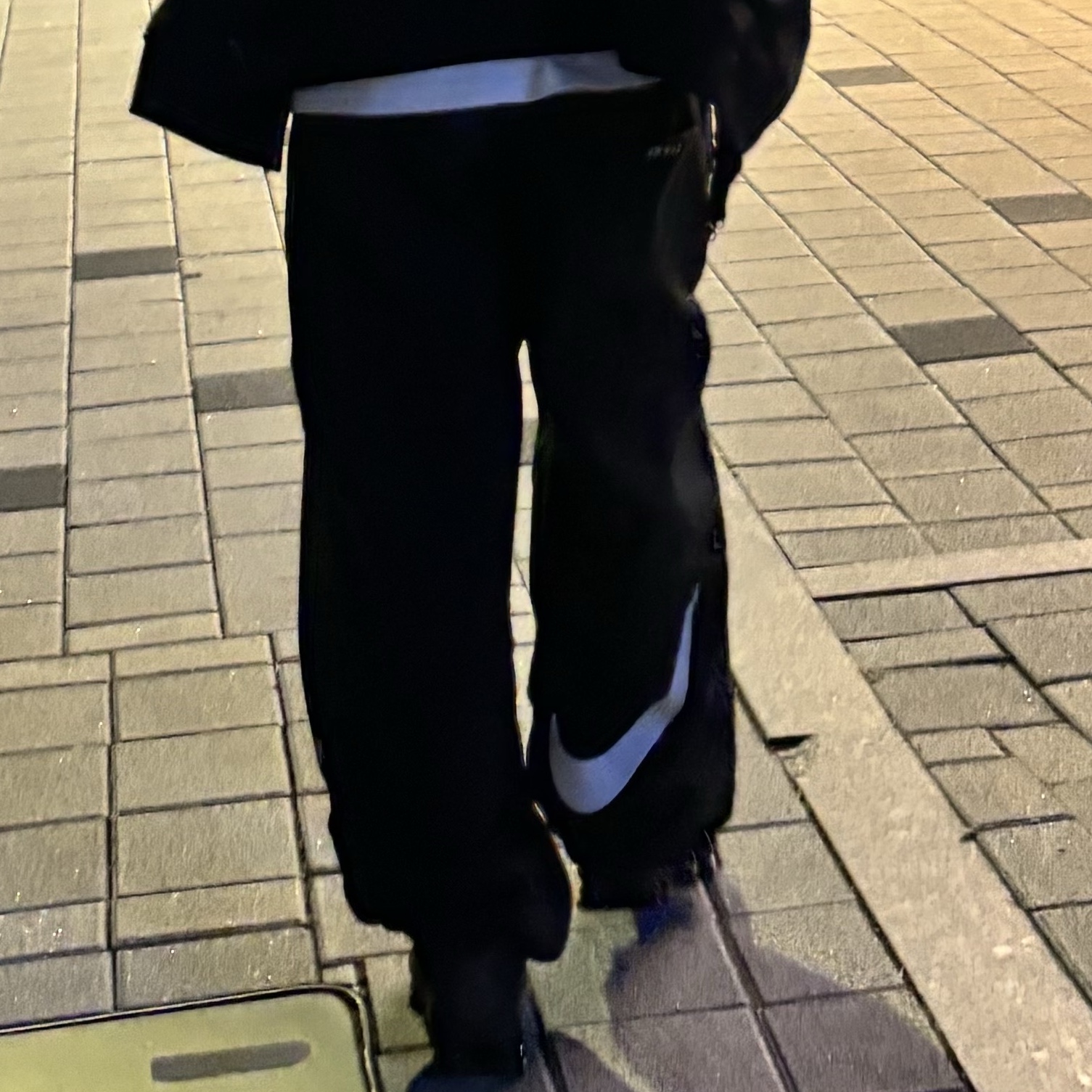 Supreme x Nike Sweatpant Black - 25SS 착용 스타일 - 2