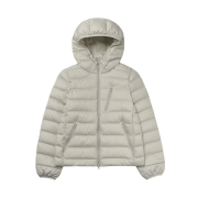 (W) Musinsa Standard City Leisure Hooded Light Down Jacket Stone White