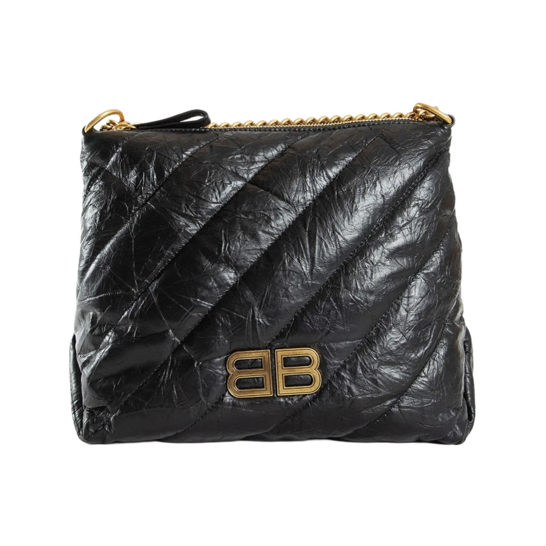 발렌시아가 크러쉬 호보 S 블랙(Balenciaga Crush Hobo S Black) - 1