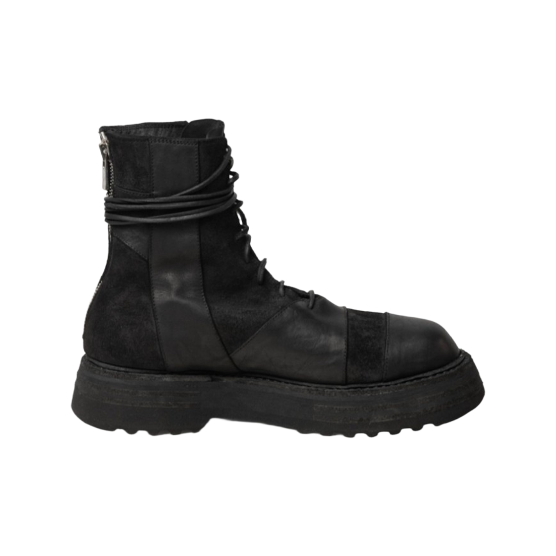 구이디 아미 홀스 풀 그레인 레더 레이스업 부츠 리미티드 에디션 블랙(Guidi Army Horse Full Grain Leather Lace Up Boots Limited Edition Black)