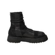 Guidi Army Horse Full Grain Leather Lace Up Boots Limited Edition Black