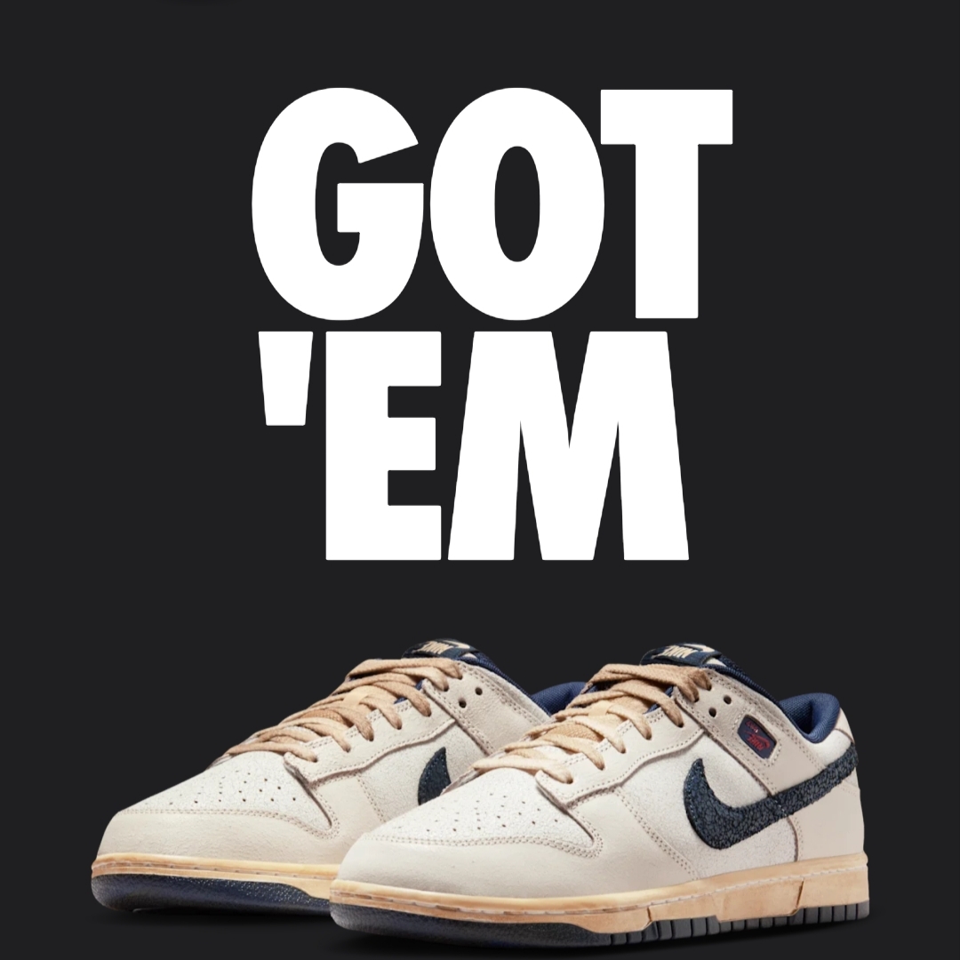 Nike x Stranger Things Dunk Low Phantom and Midnight Navy 착용 스타일