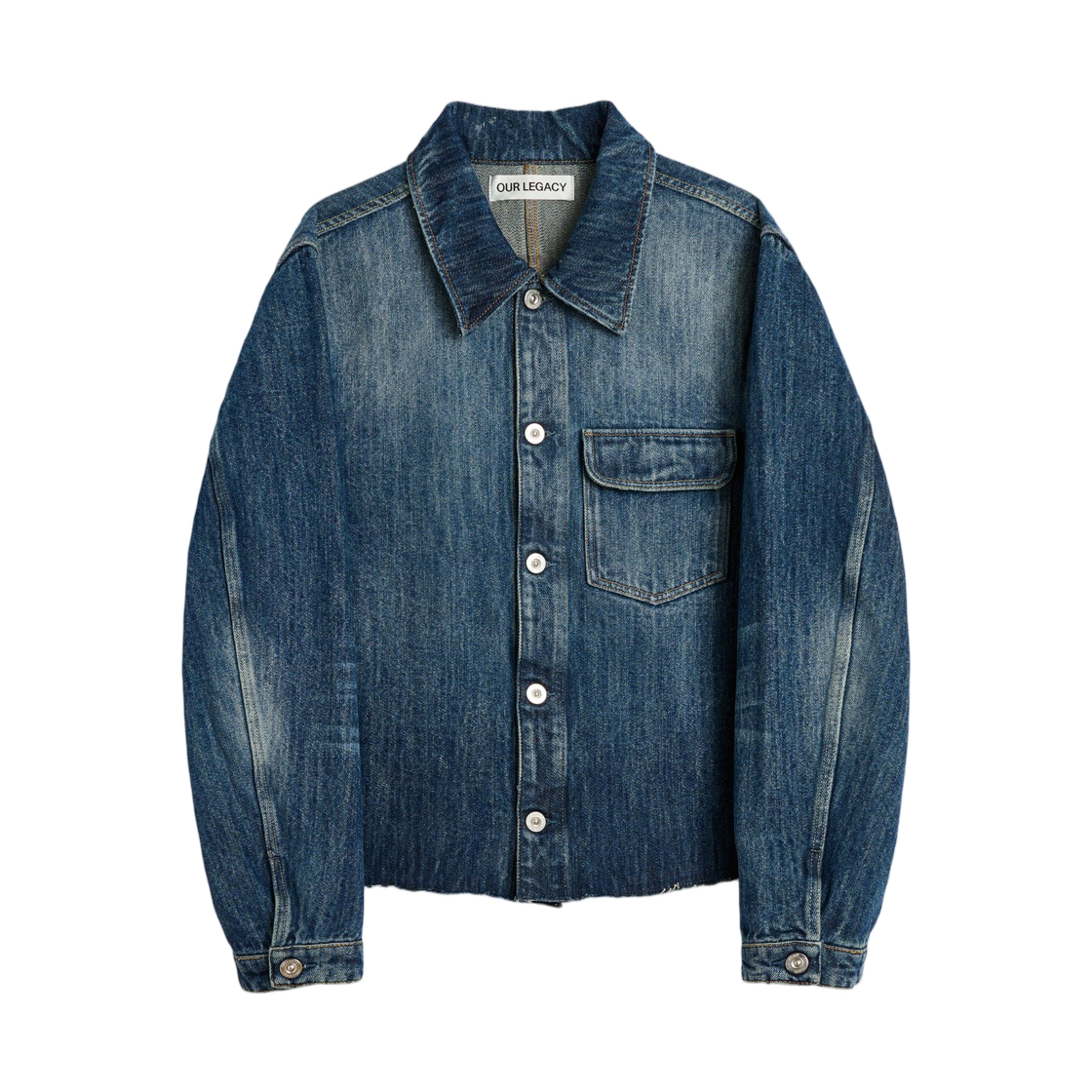 M4251CR Our Legacy Cut Rebirth Jacket Road Worn Rope Twill