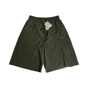 Undermycar Mu.38 Anti Fxxking Logo Play Big Cargo Nylon Shorts Khaki