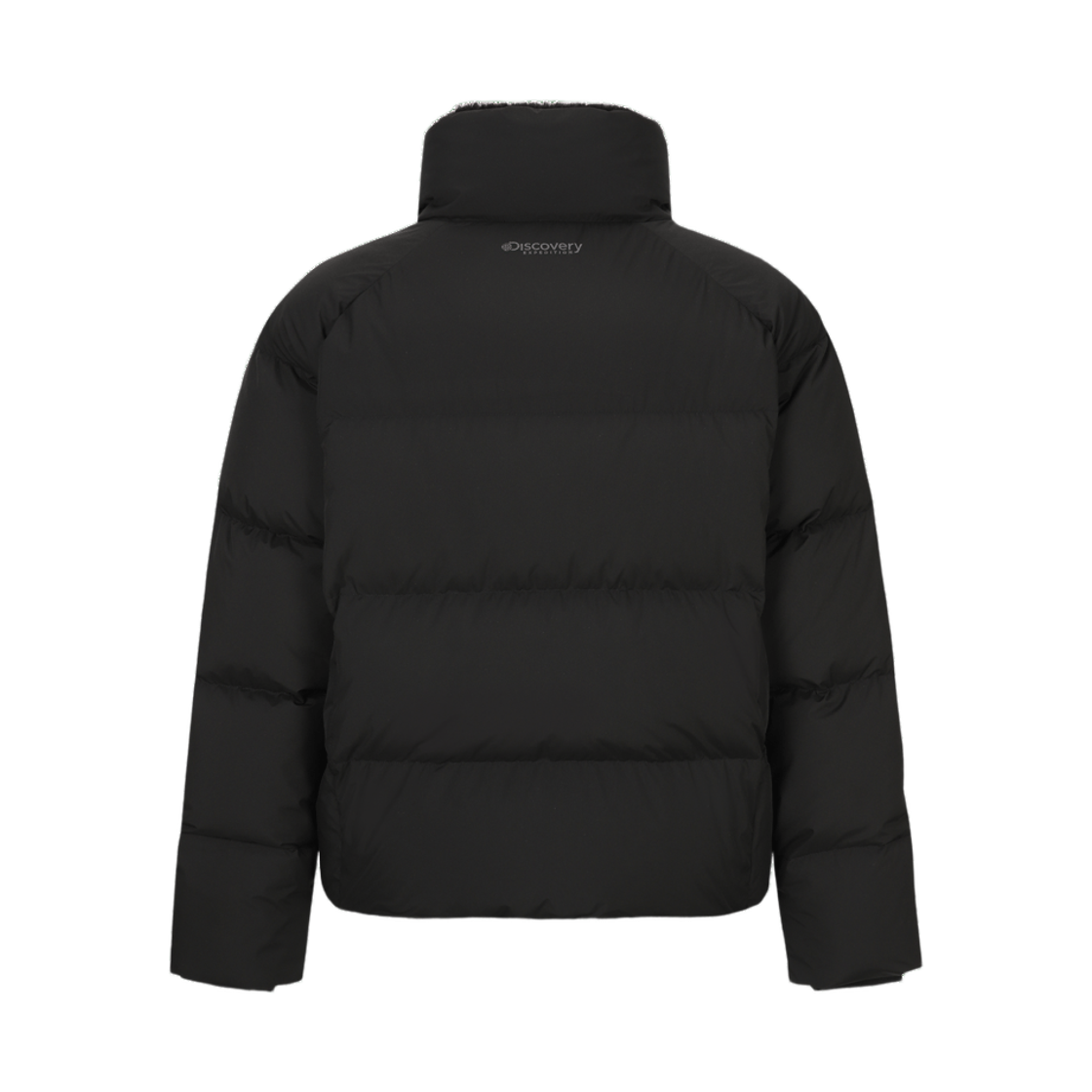 (W) 디스커버리 익스페디션 올리브 글로우 다운 숏패딩 블랙((W) Discovery Expedition Olive Glow Down Short Padding Black) - 2