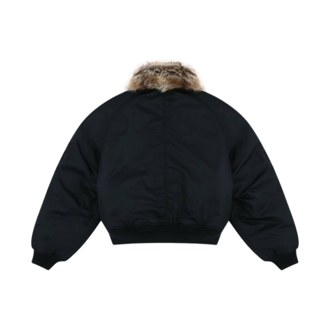 프로토콜 인덱스 이그재저레이트 숄더 퍼 N2B 자켓 블랙(Protocol Index Exaggerated Shoulder Fur N2B Jacket Black) - 2