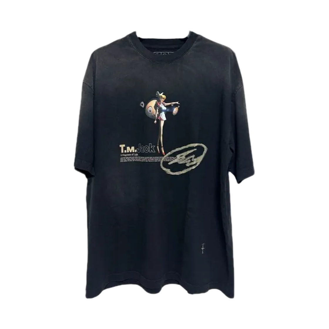 - Travis Scott Cactus Jack x Fragment x Murakami Takashi Tokyo Jack T-Shirt Black