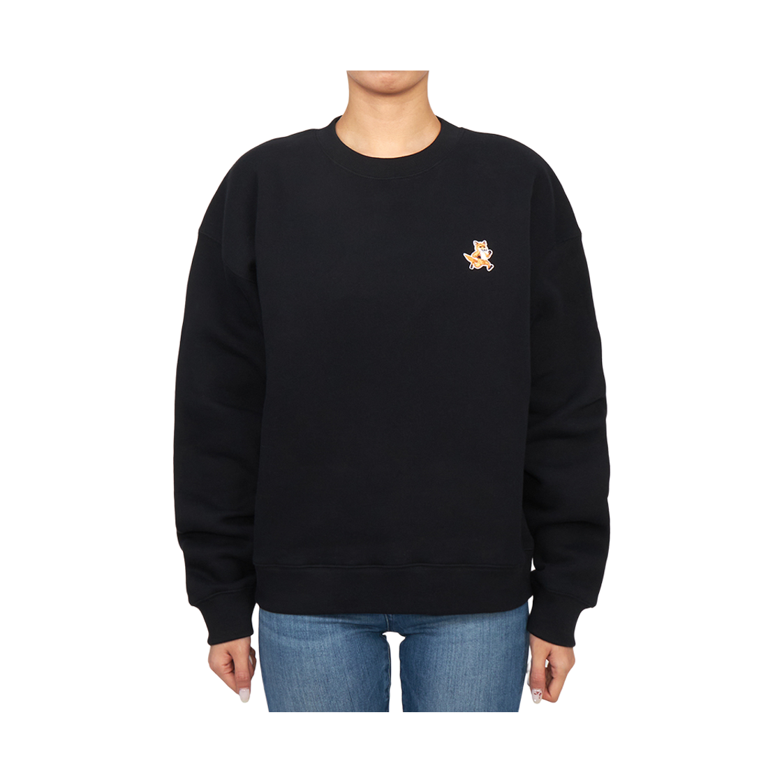 [25% 쿠폰] (W) 메종 키츠네 스웨트셔츠 블랙([25% 쿠폰] (W) Maison Kitsune Sweatshirt Black) - 2