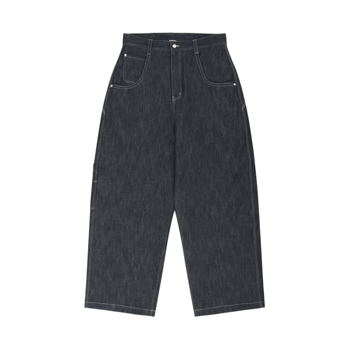 프로토콜 인덱스 x 반디 더 핑크 레트로 배기 데님 팬츠 인디고 블루(Protocol Index x Vandy The Pink Retro Baggy Denim Pants Indigo Blue)