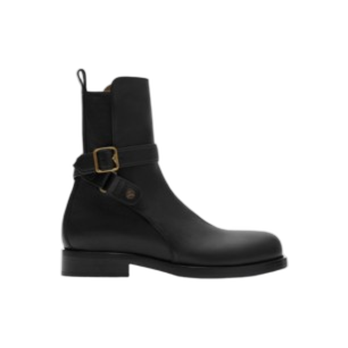 버버리 레더 렛저 조드푸르 부츠 블랙(Burberry Leather Ledger Jodphur Boots Black)