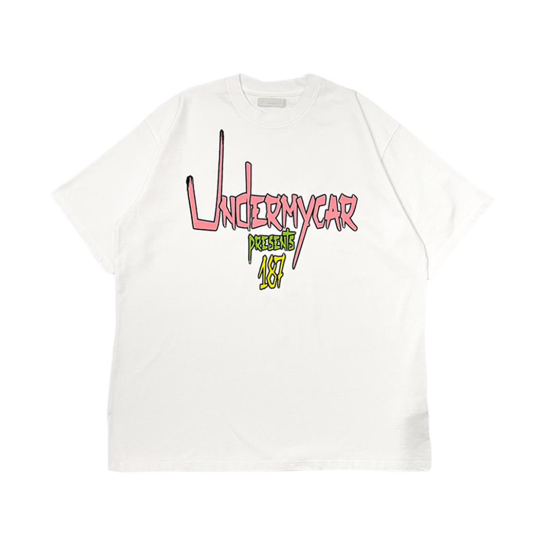 언더마이카 피오씨-187 피오씨 베이직 티셔츠 화이트 / 187