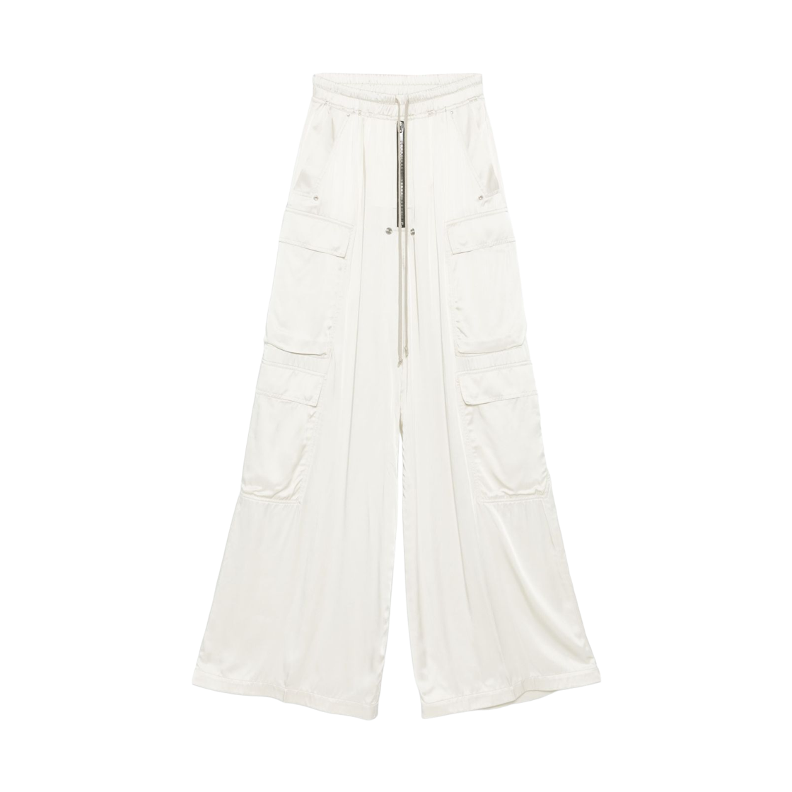 (W) 릭 오웬스 카고벨라스 워시드 샤르뫼즈 카고 팬츠 딘지((W) Rick Owens Cargobelas in Washed Charmeuse Cargo Pants Dinge)