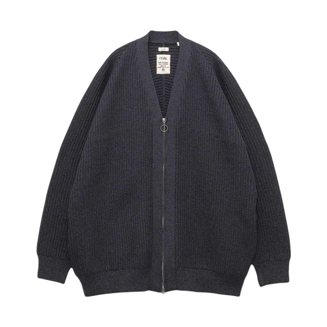 S25FJ013 Nanamica 5G Zip Up Cardigan Dark Navy