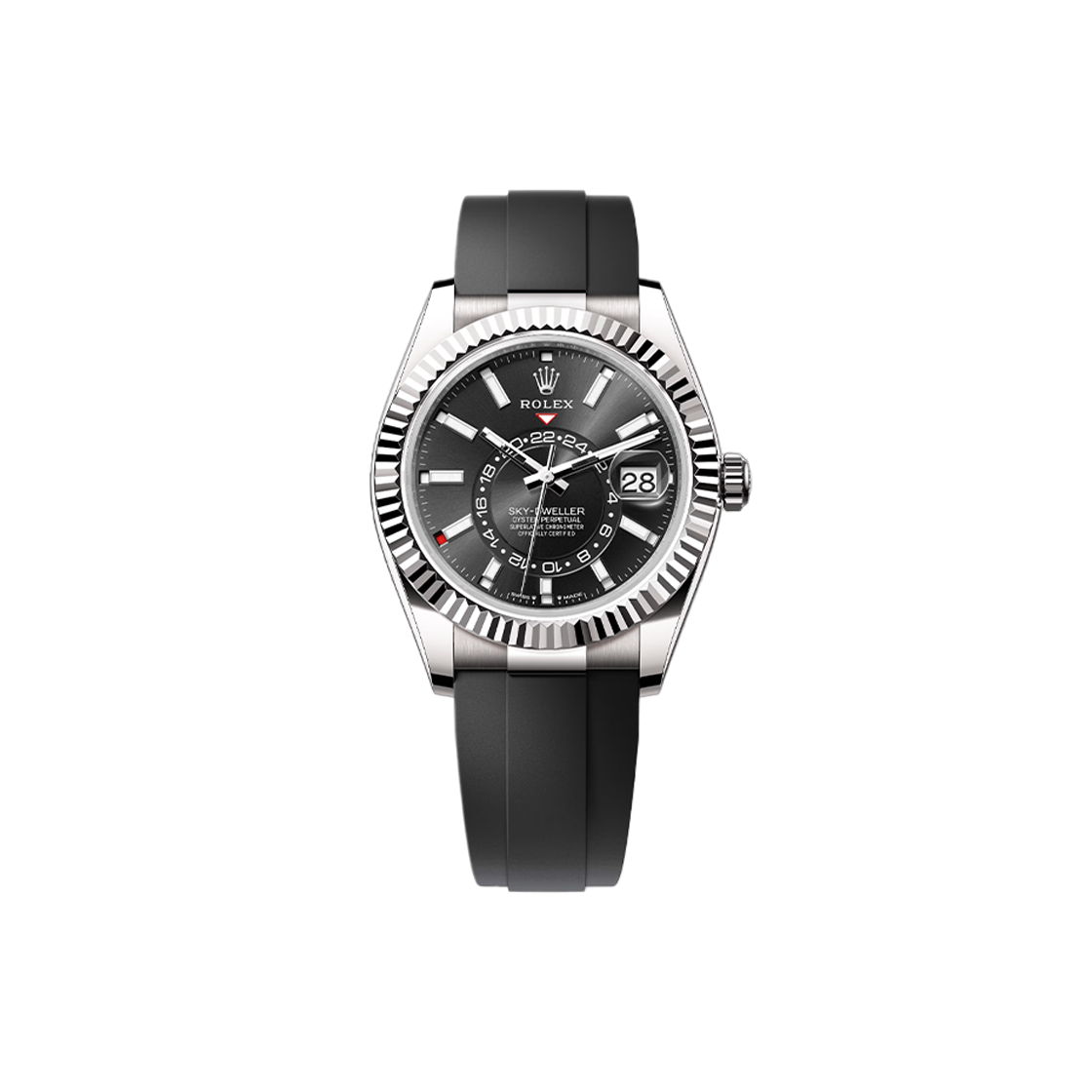 IT89P73R7347 Rolex Sky-Dweller 42mm Black Bar Oysterflex No. 6711