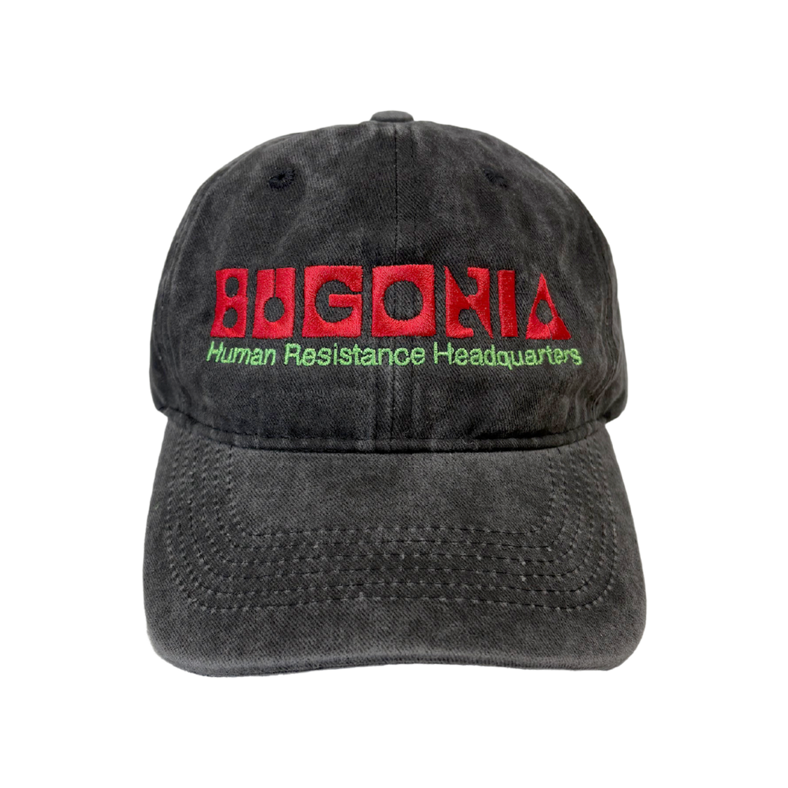 모스키토 머더러스 x 부고니아 휴먼 레지스탄스 헤드쿼터스 캡(Mosquito Murderers x BUGONIA Human Resistance Headquarters Cap)