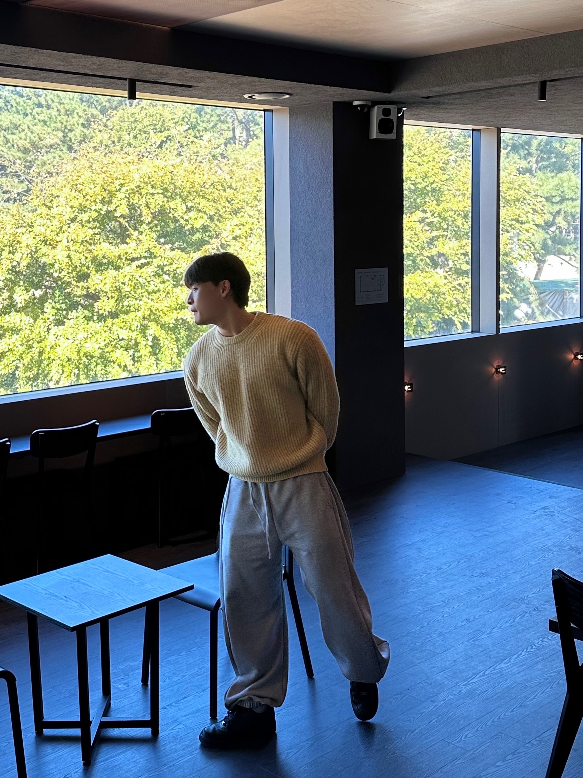 MJD Side Snap Wide C/P Heavy Sweat Pants Melange Grey, Nike Air Force 1 '07 Low Triple Black 착용 스타일 - 1