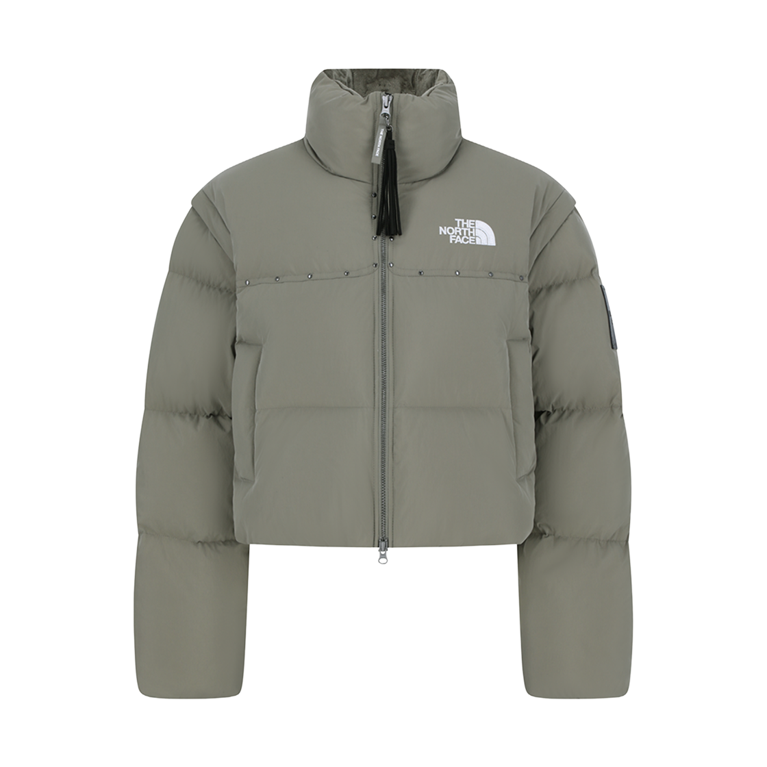 NJ1DR83K (W) The North Face Vintage Nuptse DT Jacket RDS Beige Brown - 25FW