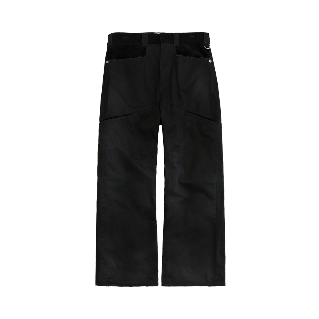 PL5LPT1029B0 Polyteru Slash Chino Pants Black