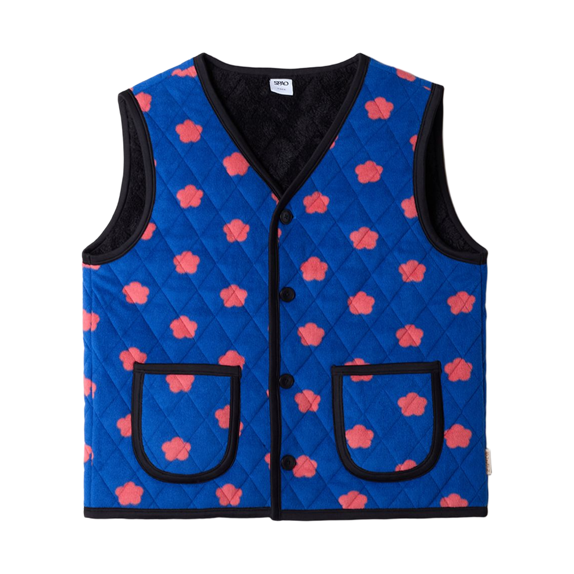 스파오 x 망그러진곰 할머니네 김장 베스트 블루(Spao x Manggom Grandma's Kimchi Vest Blue)