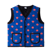 Spao x Manggom Grandma's Kimchi Vest Blue