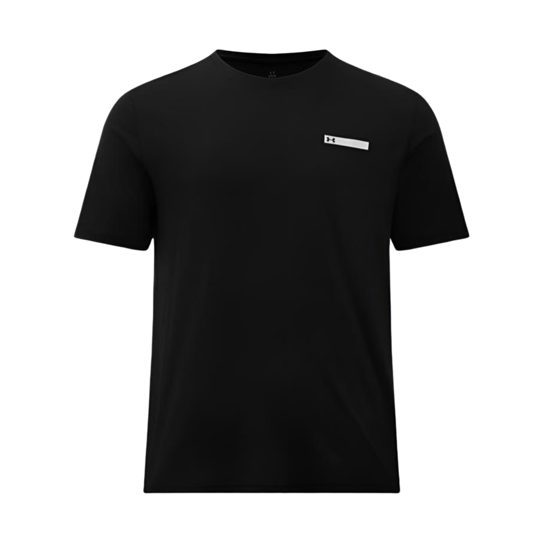 언더아머 UA 스트립 로고 숏슬리브 티셔츠 블랙 화이트(Under Armour UA Strip Logo Short Sleeve T-Shirt Black White)