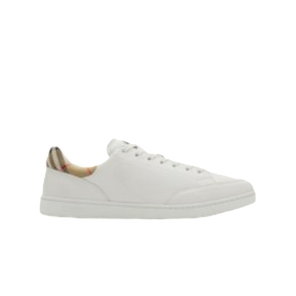 버버리 레더 세트 스니커즈 화이트 샌드 베이지(Burberry Leather Set Sneakers White Sand Beige)