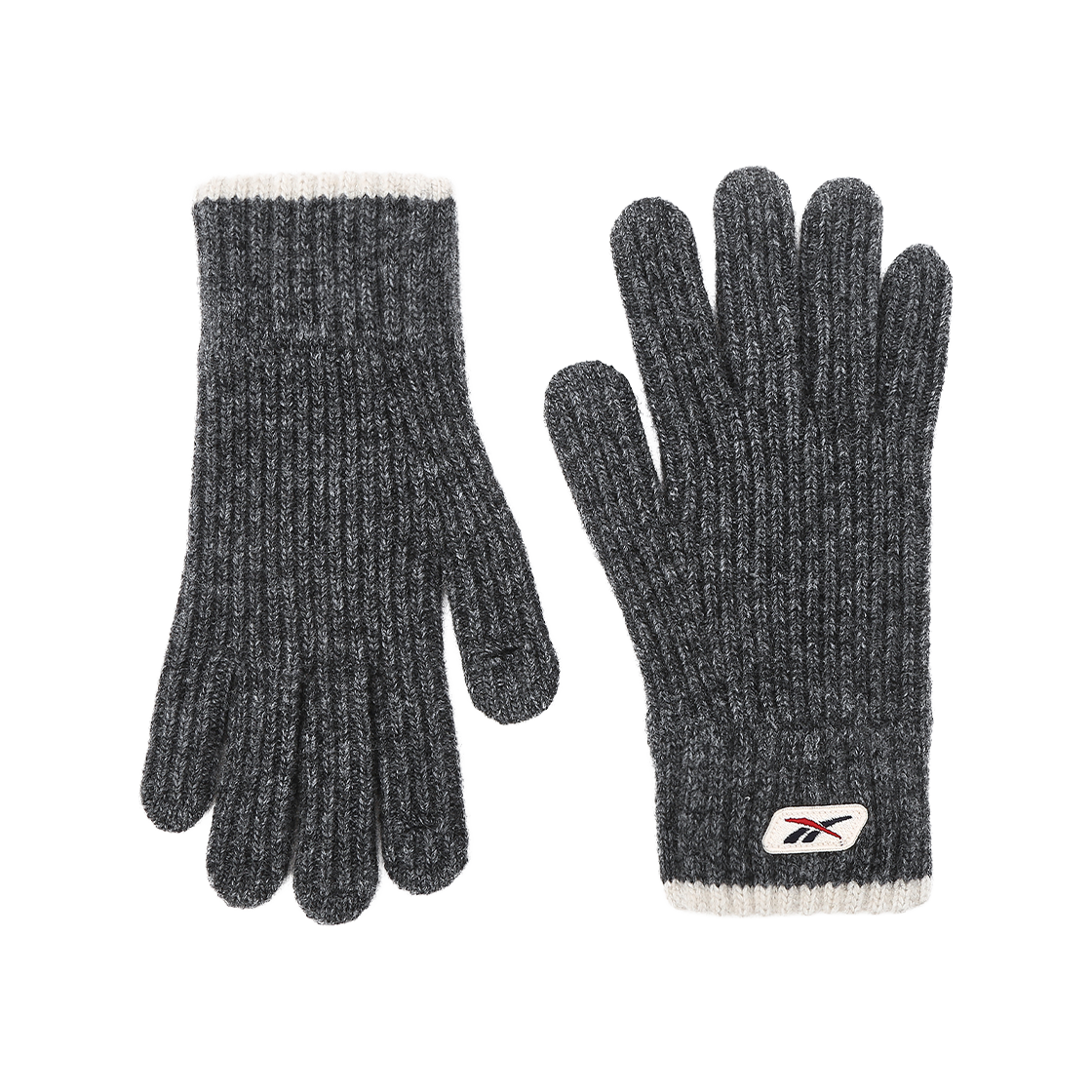RESE5FY01CG Reebok Knit Gloves Charcoal