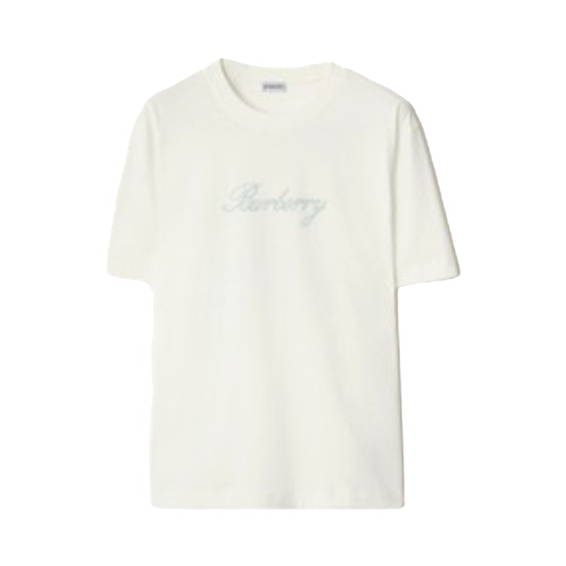 버버리 레인 오르 샤인 코튼 티셔츠 초크 화이트(Burberry Rain or Shine Cotton T-shirt Chalk White) - 1