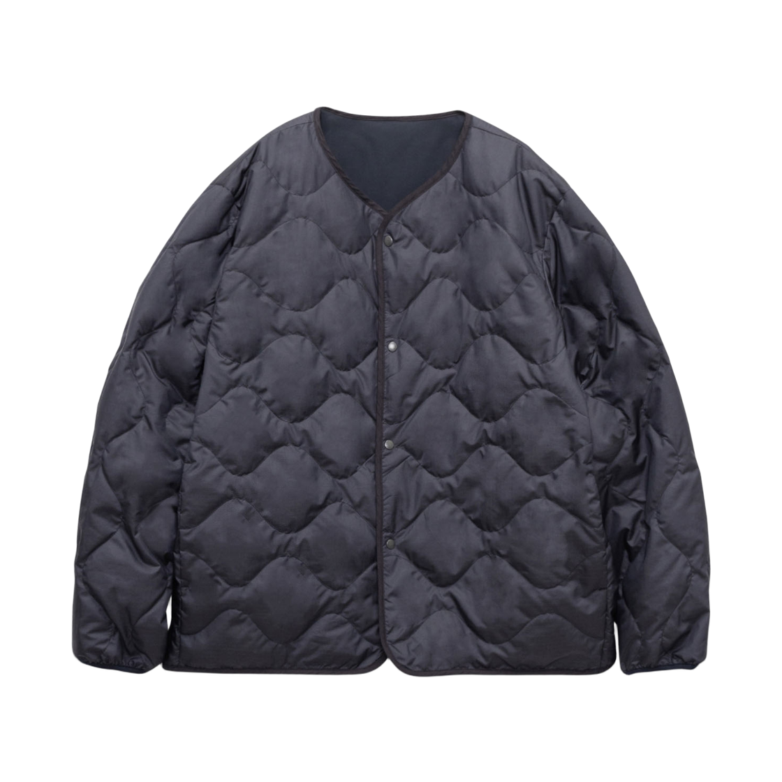 S25FA054 Nanamica Reversible Down Cardigan Navy