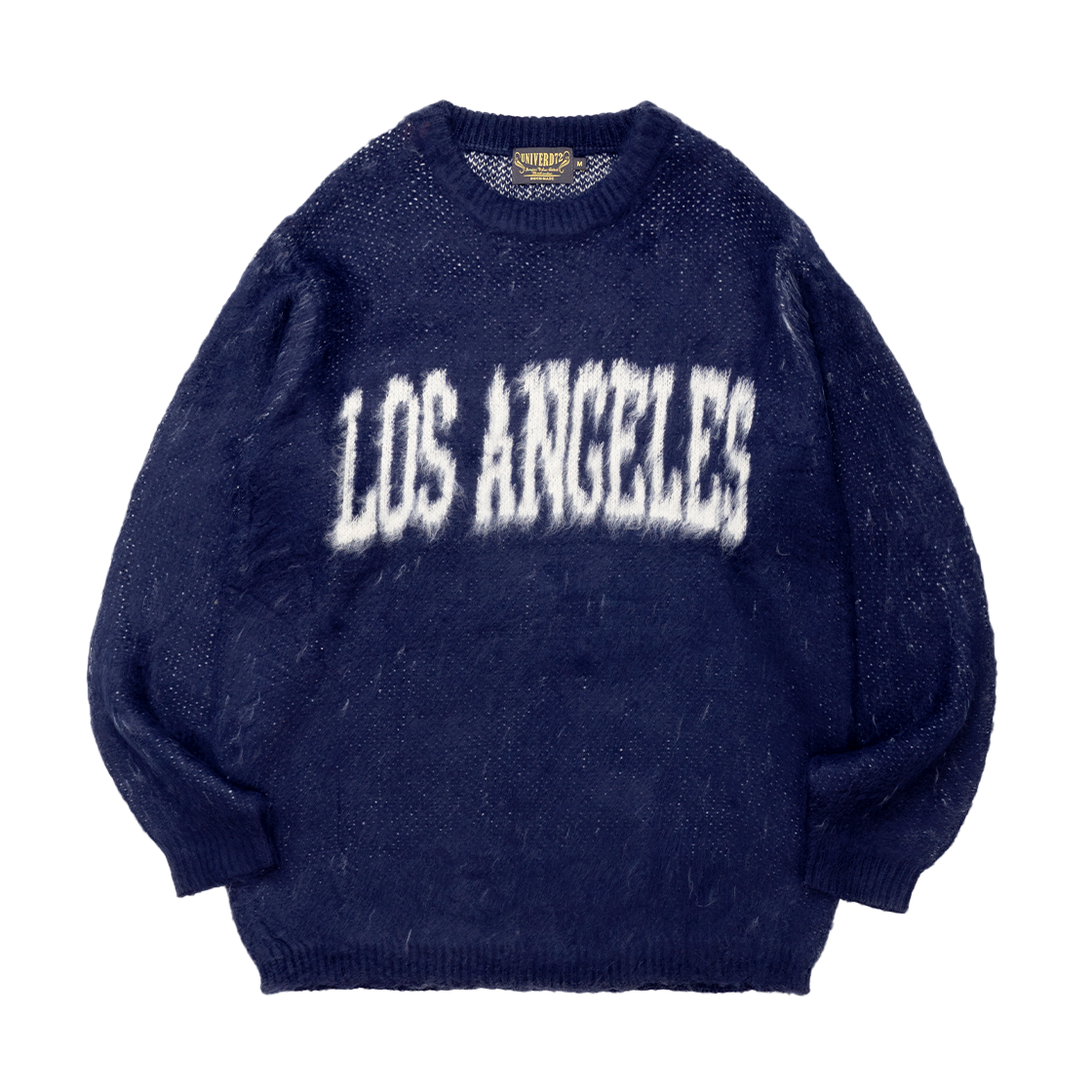 22348NV Houston Japan UNIVERD72 Mohair Touch College Sweater LA Navy 22348