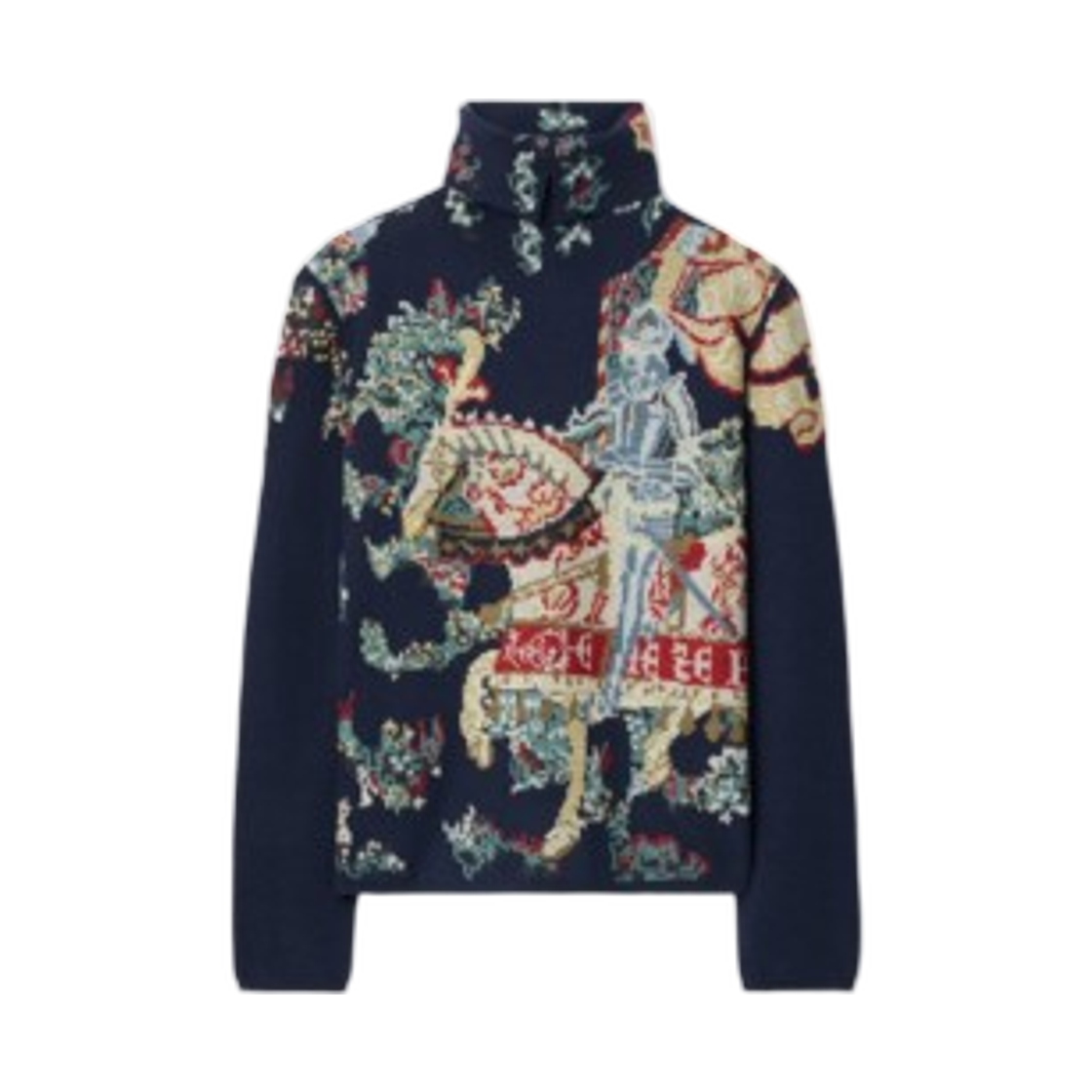 버버리 헤럴딕 나이트 울 스웨터 나이트 블랙(Burberry Heraldic Knight Wool Sweater Night Black) - 1