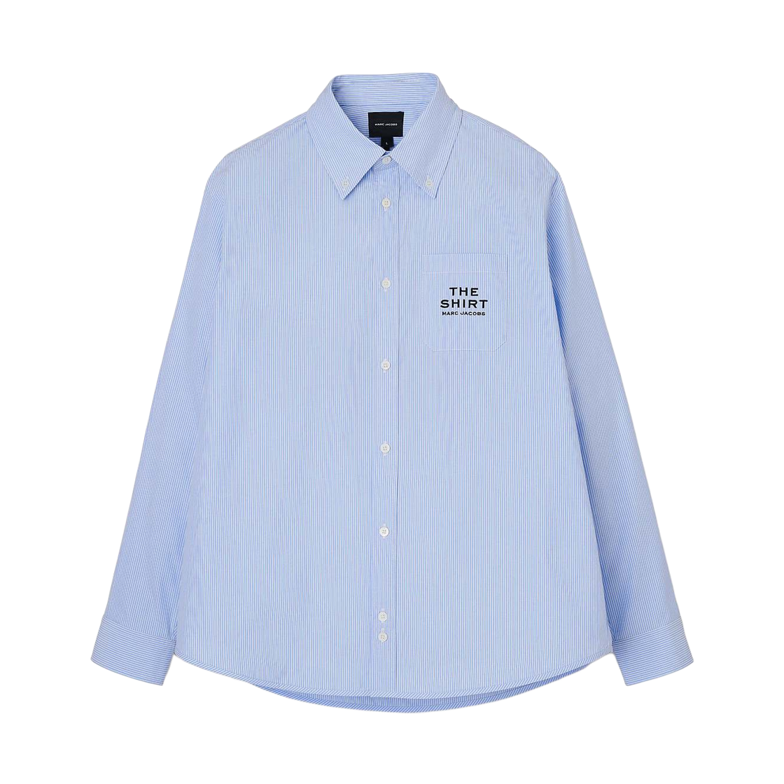 2S5RTP055W21-457 (W) Marc Jacobs The Striped Shirt Blue White