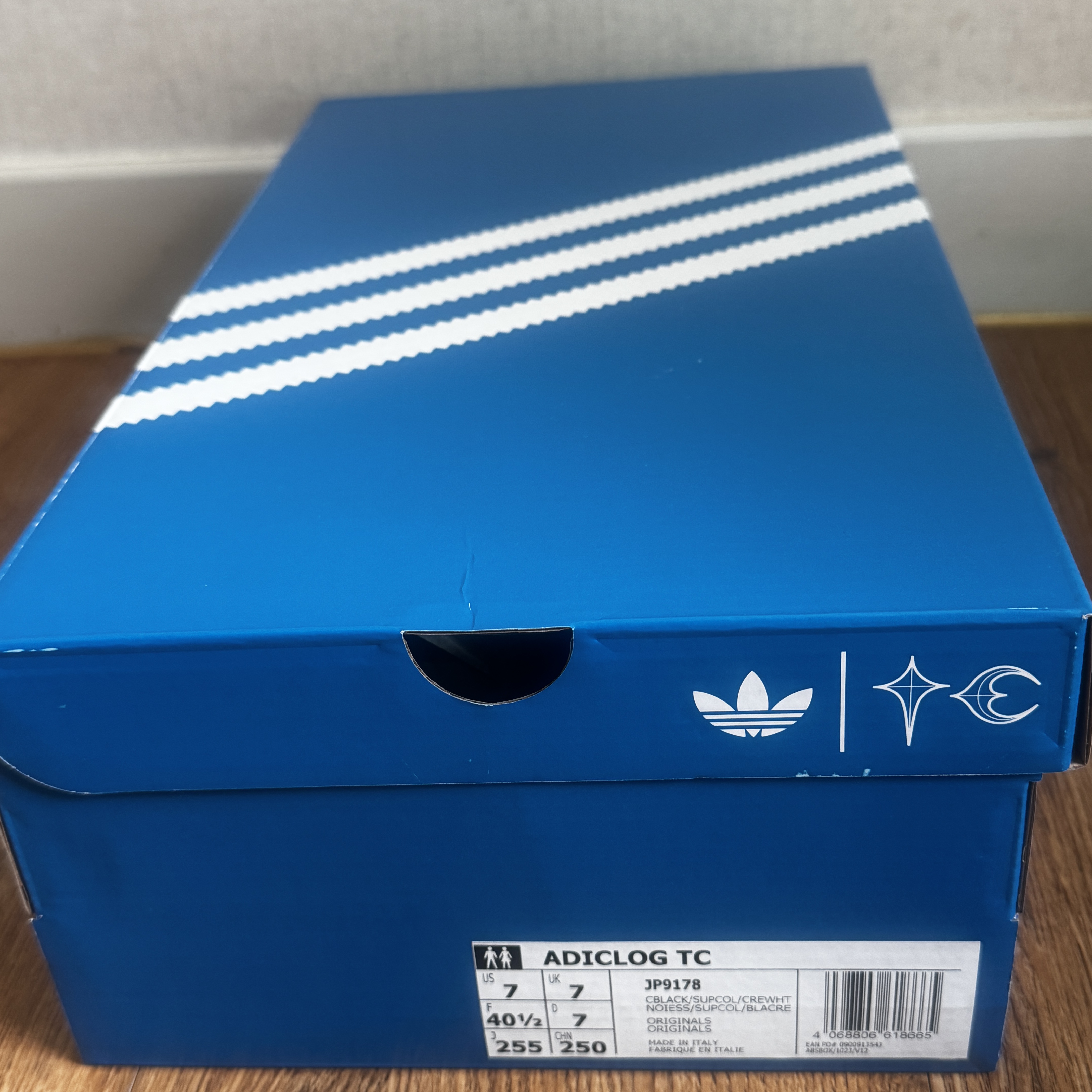 Adidas x Thug Club Adiclog Core Black Supplier Colour 착용 스타일 - 6