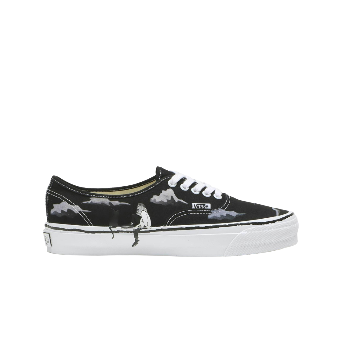 반스 x 유스케 하나이 프리미엄 어센틱 44 LX 캔버스 블랙 트루 화이트(Vans x Yusuke Hanai Premium Authentic 44 LX Canvas Black True White)