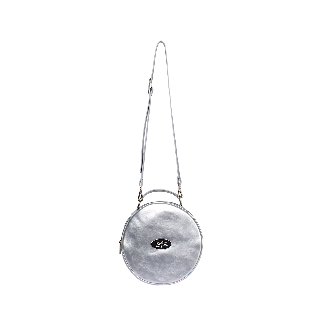 RECLOW Tambourine Two-way Cross Bag Silver RECLOW Tambourine Two-way Cross Bag Silver