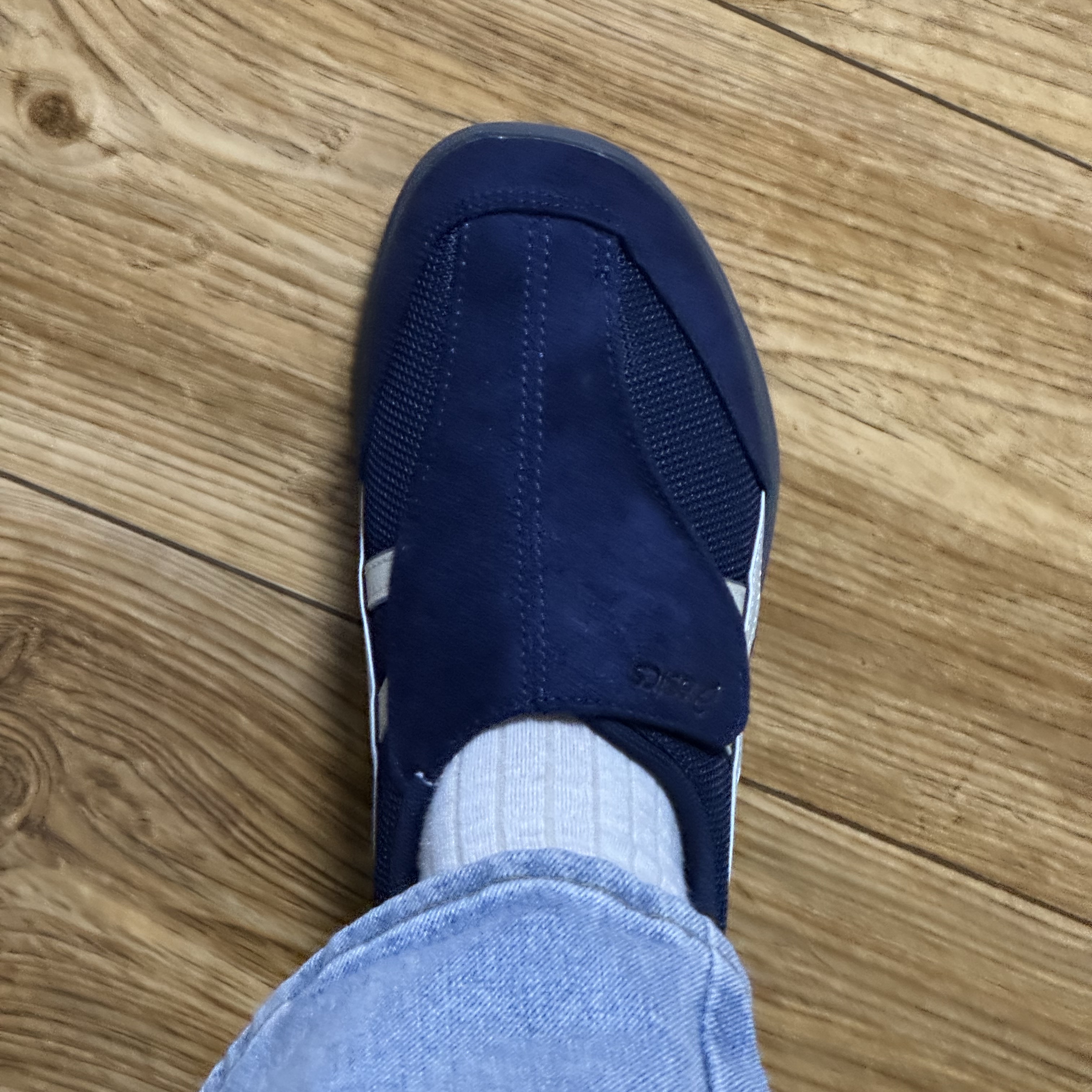 Asics Life Walker 010 Navy Blue - 3E Wide 착용 스타일 - 2