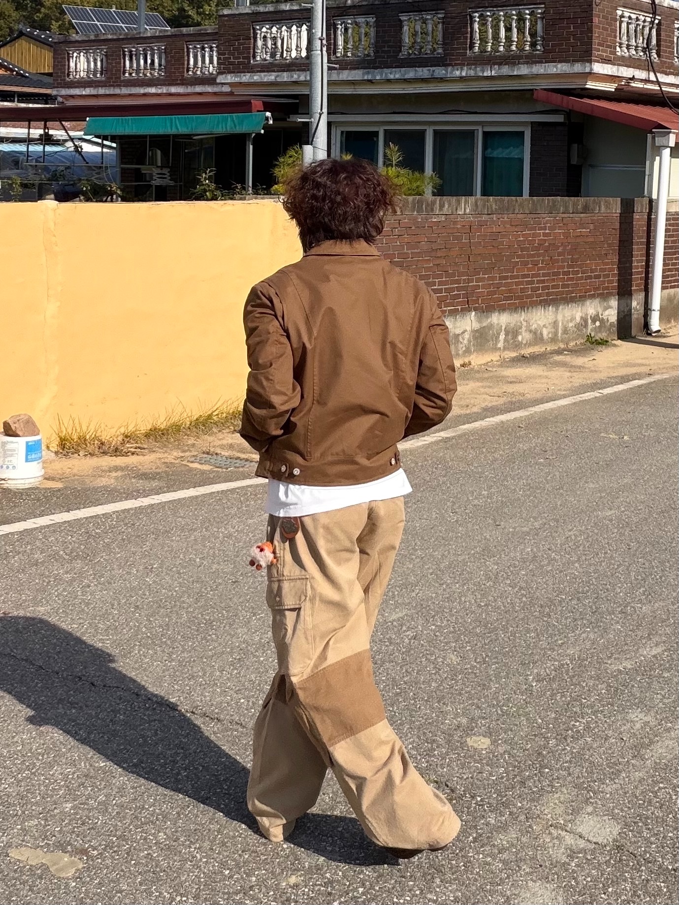 Dr. Martens 1460 Crazy Horse Brown 착용 스타일 - 3