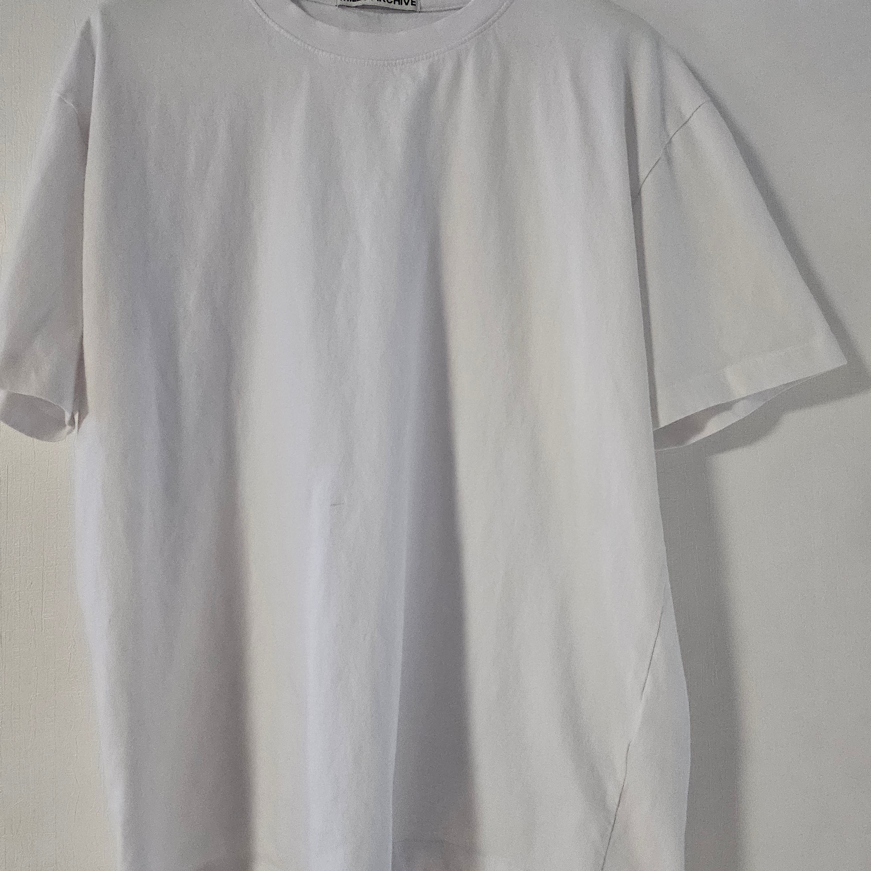 Millo Archive Original Cotton T-Shirts White 착용 스타일