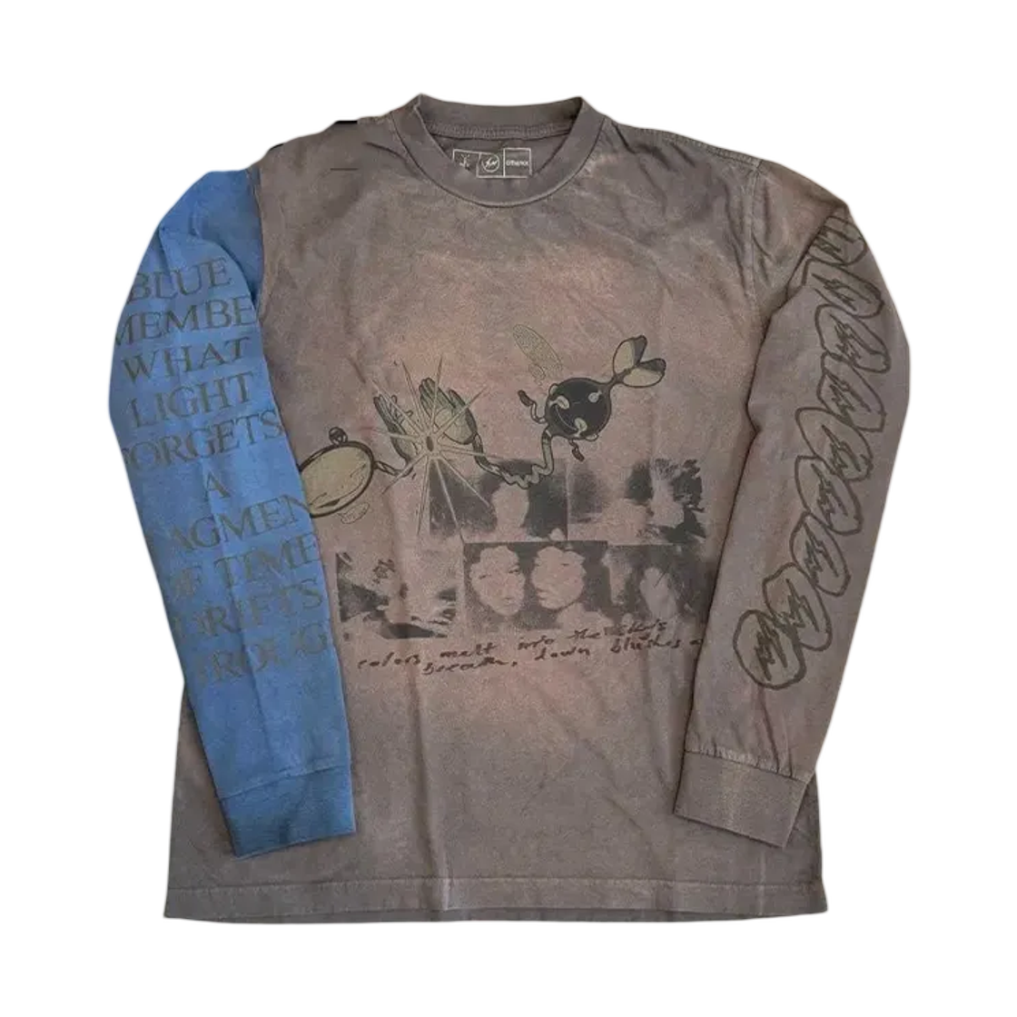 - Travis Scott Cactus Jack x Murakami Takashi Drift Long Sleeve T-Shirt Charcoal Blue