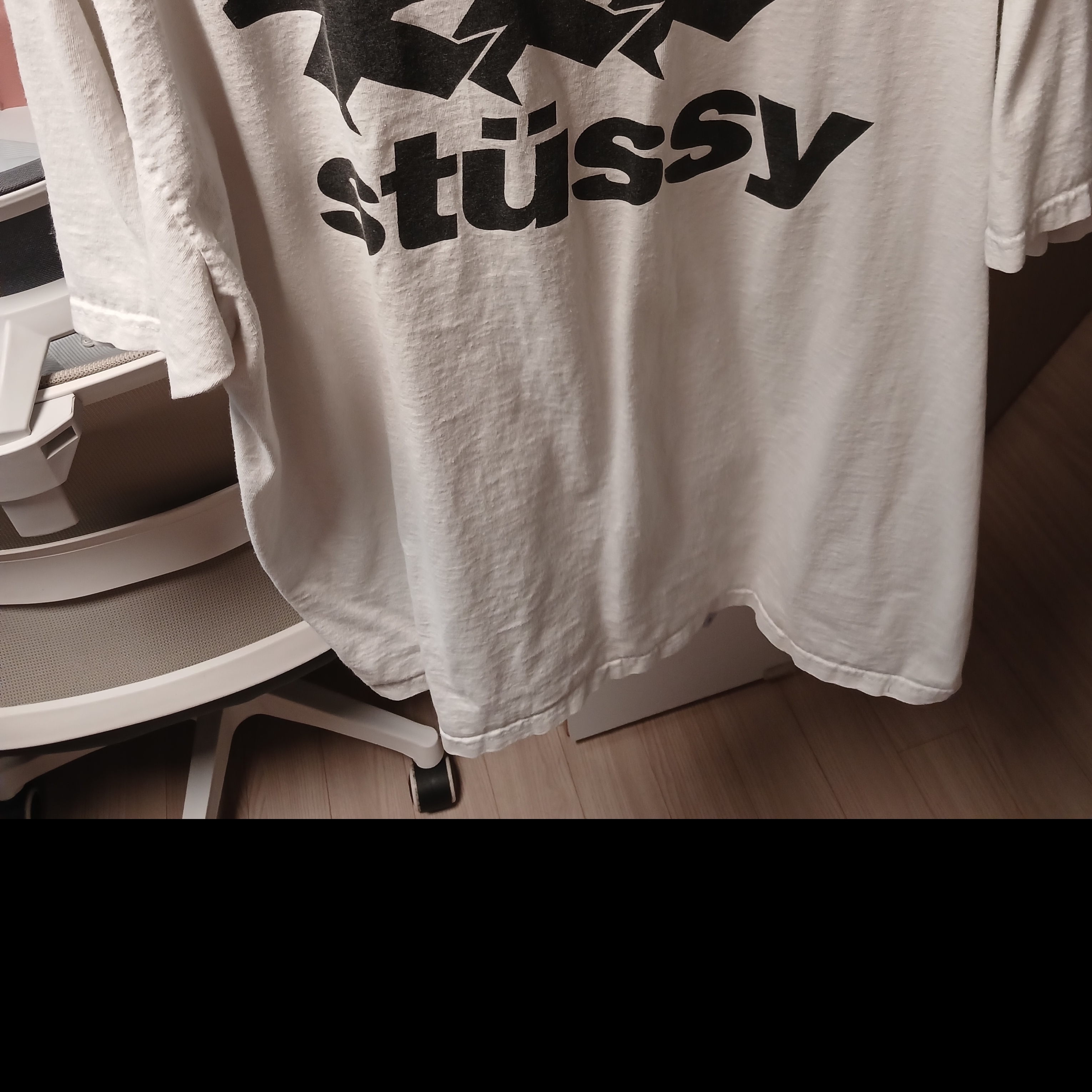 Stussy Surfwalk T-Shirt White 착용 스타일