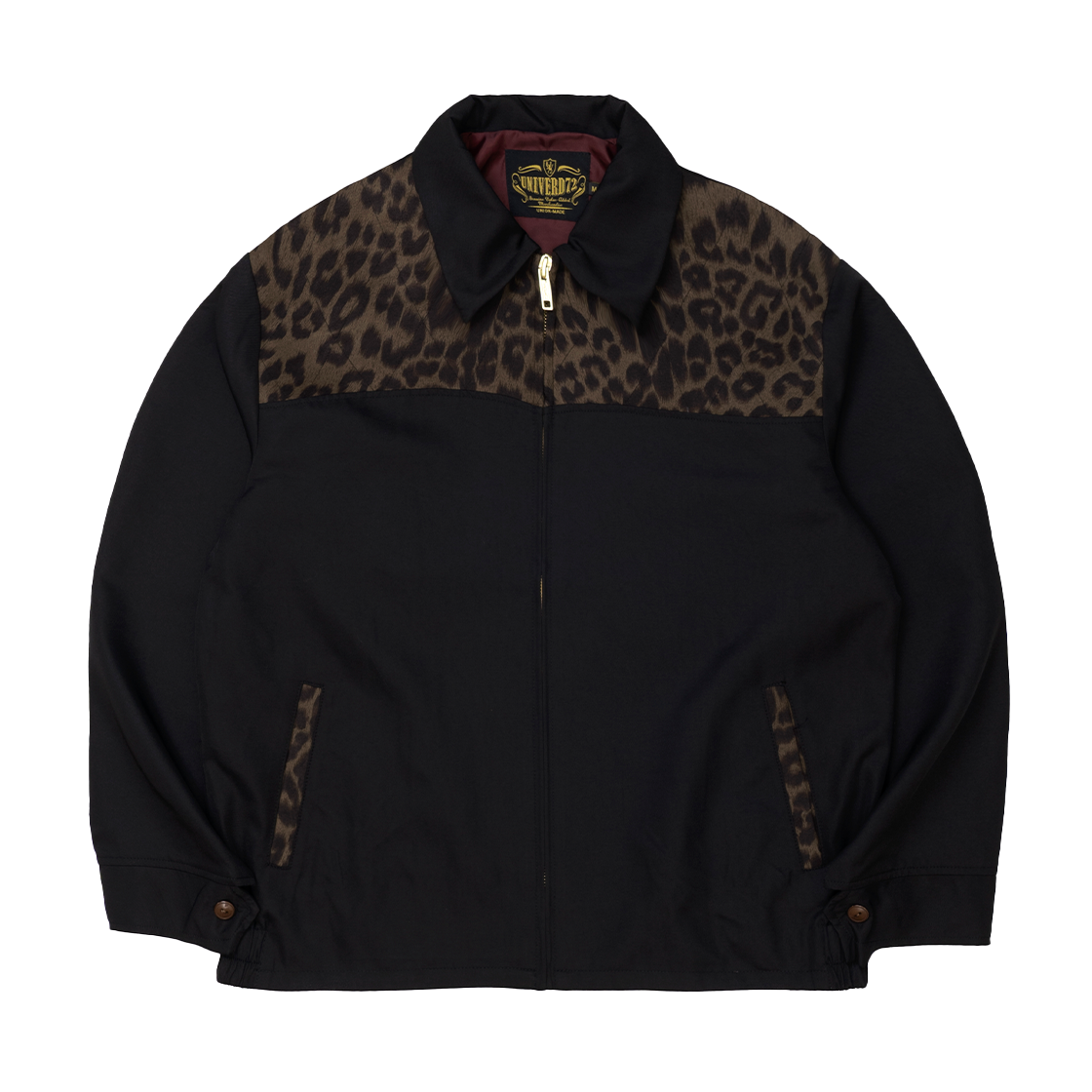 51553BK Houston Japan UNIVERD72 Swing Top Leopard Black 51553